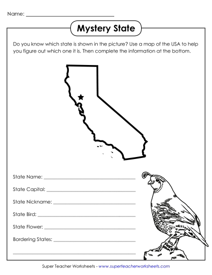 Mystery State: California
