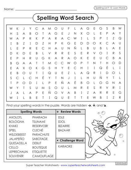 Word Search (F-15)