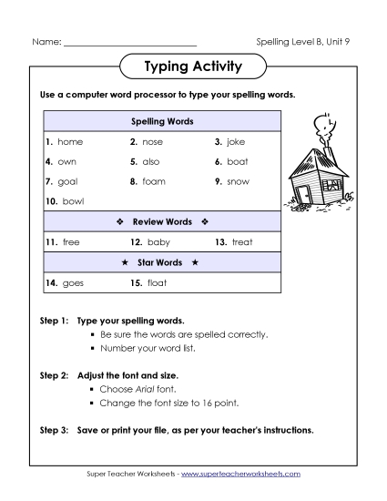 Typing Activity (B-9)