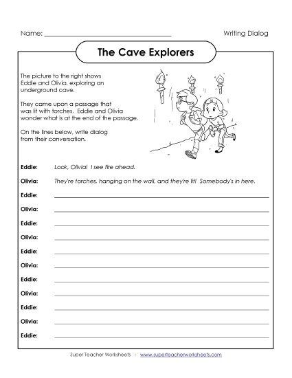 Dialog: Cave Explorers