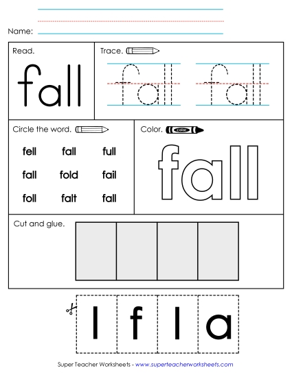 Worksheet 2: Fall