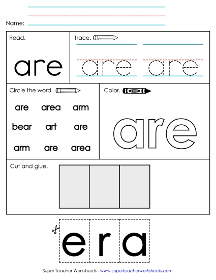 Worksheet 2: Are