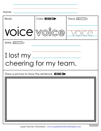 Worksheet 3: Voice
