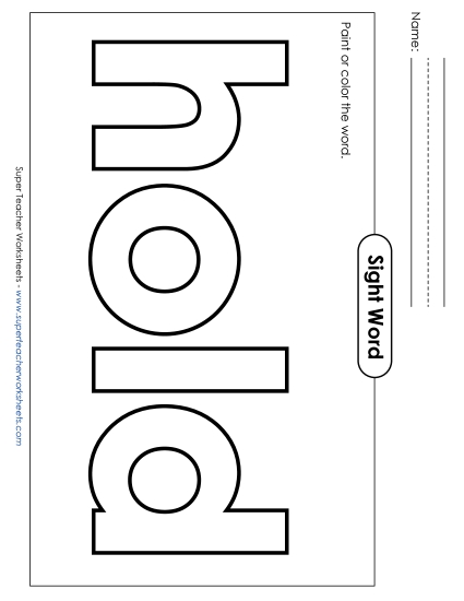 Paint or Color: Hold