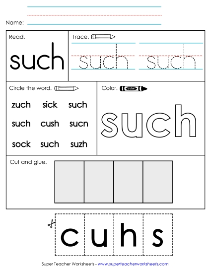 Worksheet 2: Such