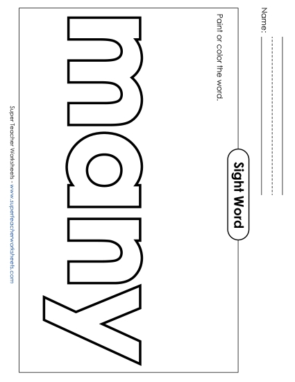 Paint or Color: Many