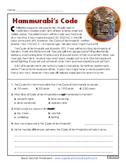 Hammurabi\'s Code