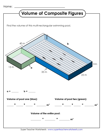 Volume of Composite Figures: Word Problem (Intermediate)