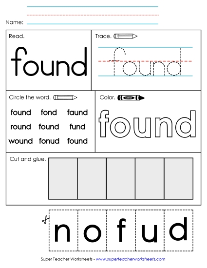 Worksheet 2: Found