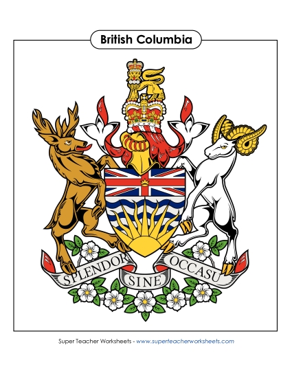 B.C. Coat of Arms (Full Colour)