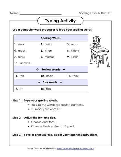 Typing Activity (B-13)