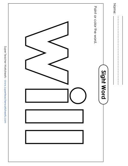 Paint or Color: Will