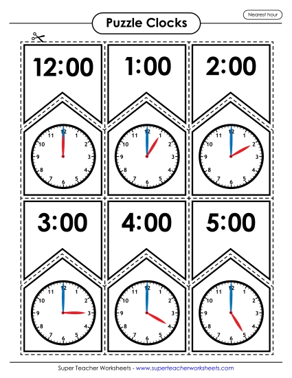Clock Puzzles (Hours)