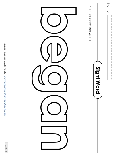 Paint or Color: Began