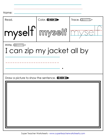 Worksheet 3: Myself