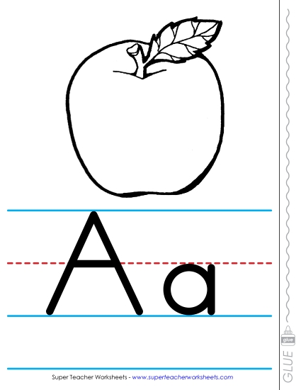 Alphabet Banner<br>(Black & White; Coloring Book Style)