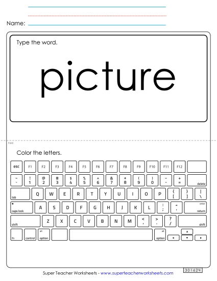 Type the Word: Picture