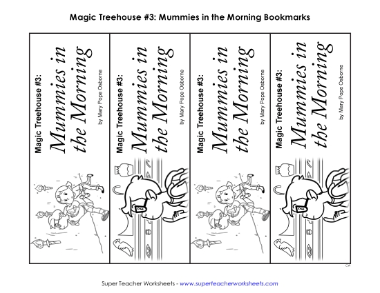 MTH: Mummies in the Morning Bookmarks