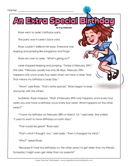 Story: Extra Special Birthday