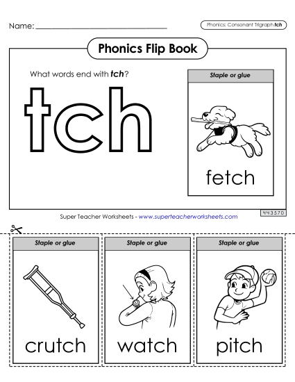 Phonics Flip Book (-tch)