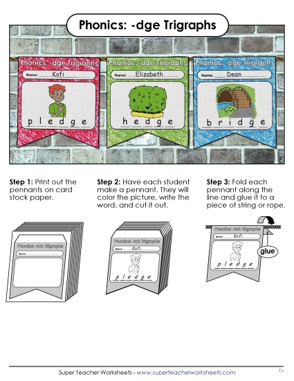 Pennants (-dge Words)