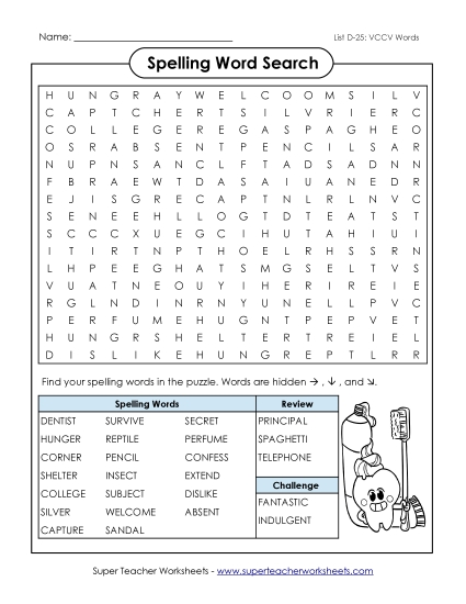 Word Search (D-25)
