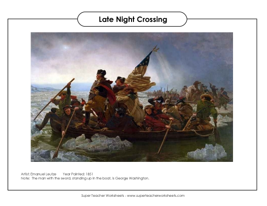 Artwork Analysis: Crossing the Delaware River