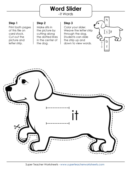 Word Slider (-it Words)