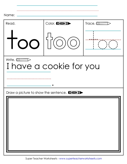 Worksheet 3: Too