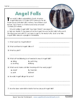Angel Falls (Short, Nonfiction)
