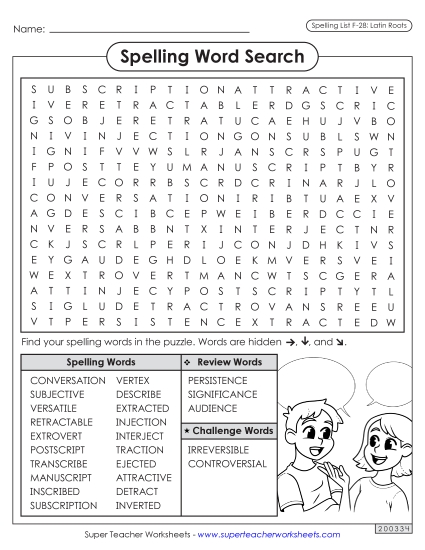 Word Search (F-28)
