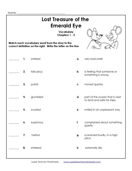 Vocabulary for Chapters 1-3