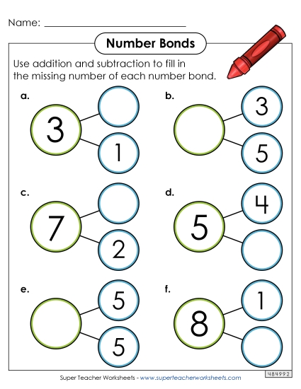 Horizontal Number Bonds
