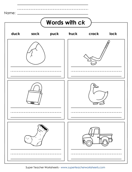 Writing Words with CK