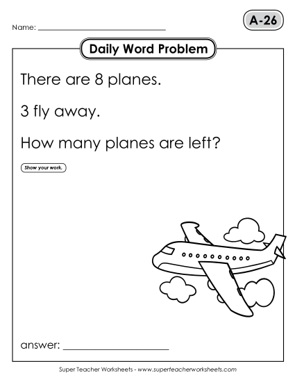 Daily Word Problems<br>A-26 through A-30