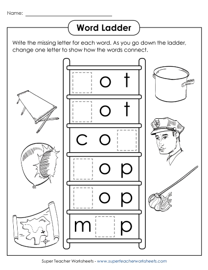 Word Ladder: Pot to Map