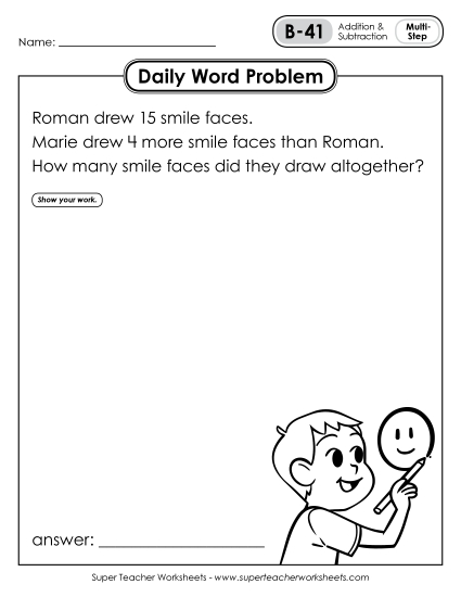 Daily Word Problems<br>B-41 through B-45