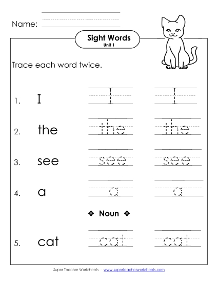 Trace Twice (Unit 1)
