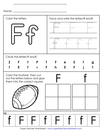 Letter F - Mixed Skills (Basic)