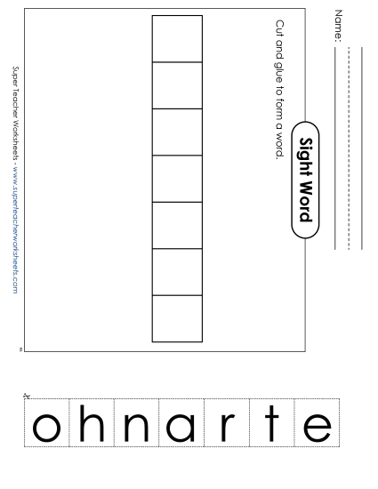 Large Cut-and-Glue: Another