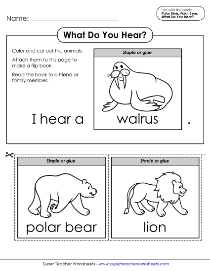 Flip Book:<br>What do you hear?