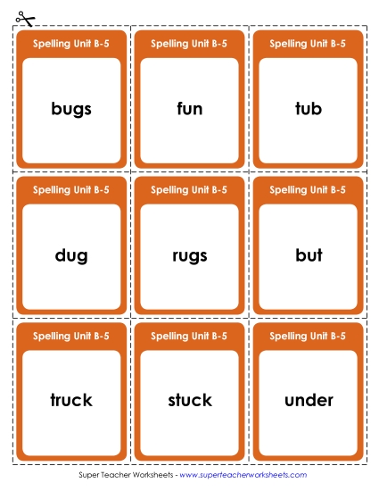 Flashcards (B-5)