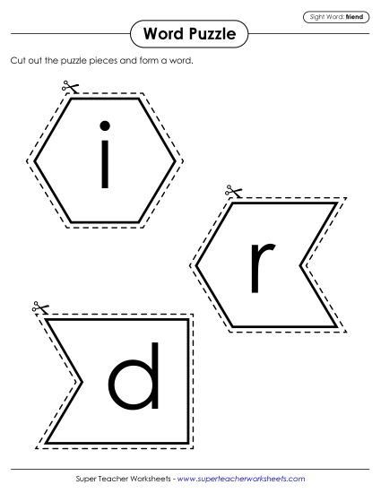 Word Puzzle: Friend