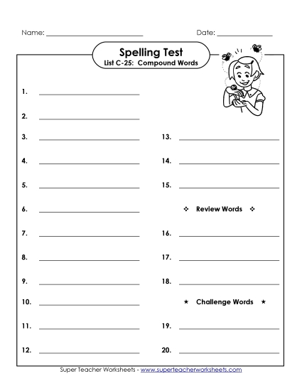 Spelling Test (C-25)