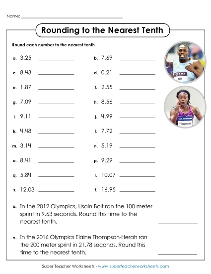 Rounding to the Nearest Tenth