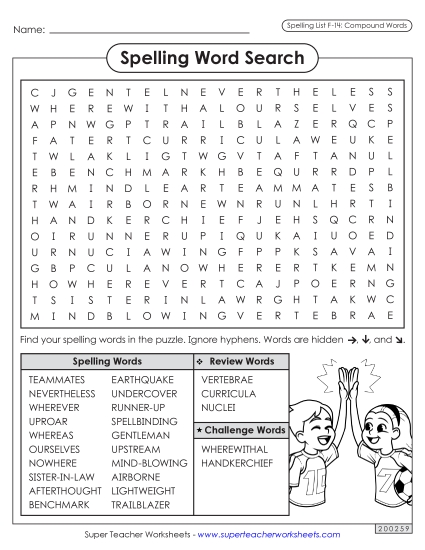 Word Search (F-14)