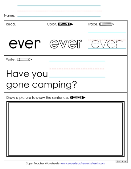 Worksheet 3: Ever
