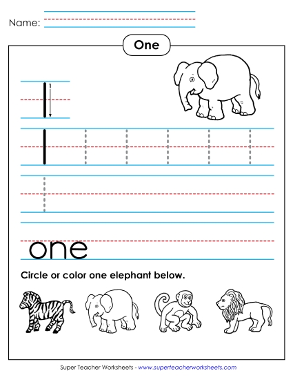 One: Trace, Print, Count