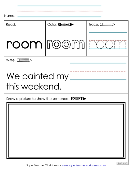 Worksheet 3: Room