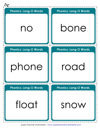 Flashcards (Long O)